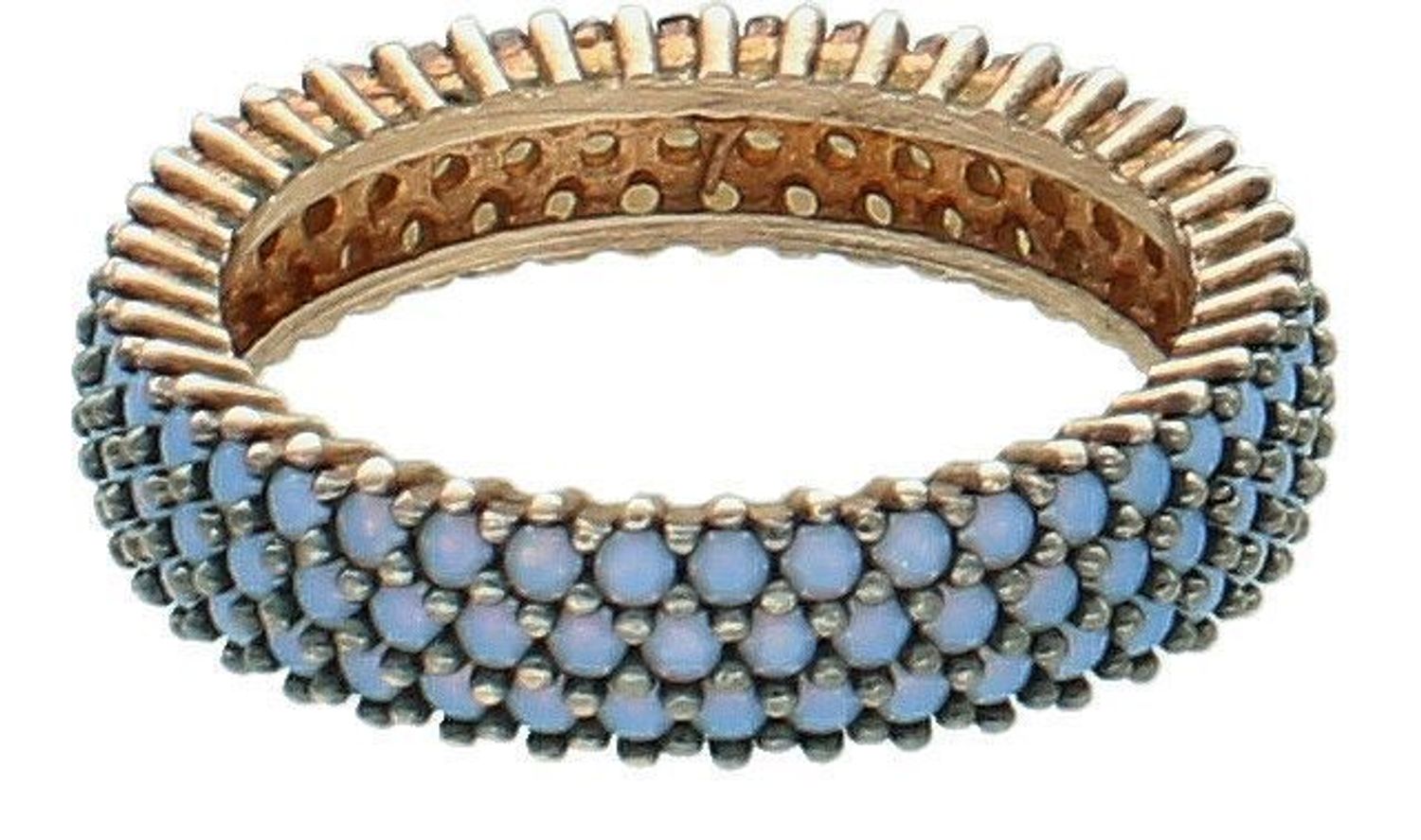 Srebrny pierścionek damski 925 niebieska obrączka rozmiar 19. Srebrny pierścionek damski. Srebrny pierścionek obrączka. Pierścionek srebrny dla kobiety, Pierścionek srebrny na prezent (2).jpg